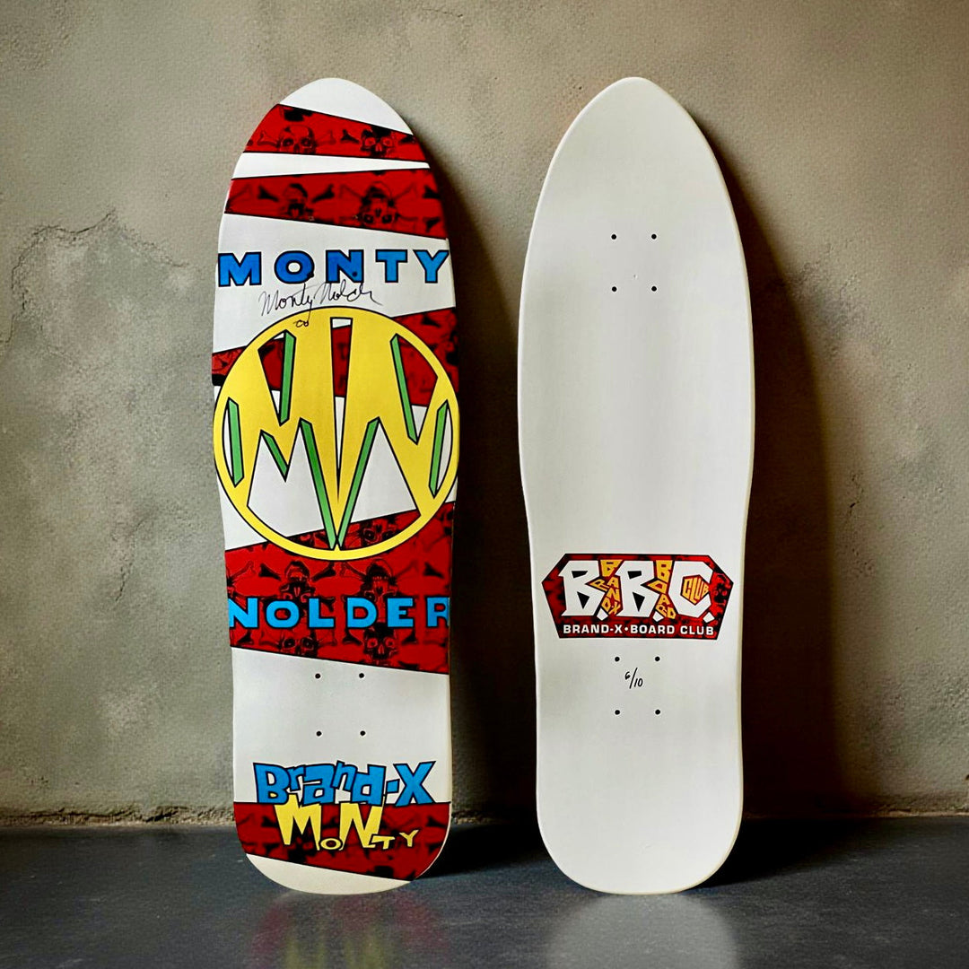 Monty Nolder BBC Limited Edition Deck 9.5"x32" HAND PAINTED 1 of 10 - AUTOGRAPHED