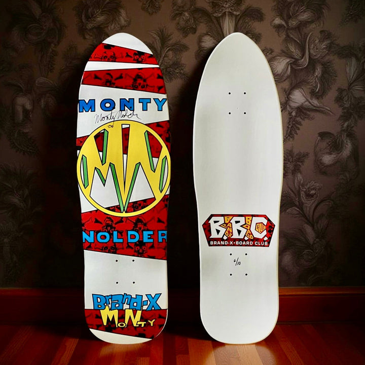 Monty Nolder BBC Limited Edition Deck 9.5"x32" HAND PAINTED 1 of 10 - AUTOGRAPHED