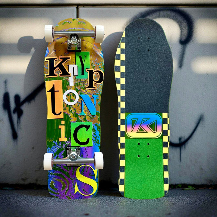 Kryptonics Ransom LIMITED EDITION 10.1"x30" HAND PAINTED Complete 1 of 3