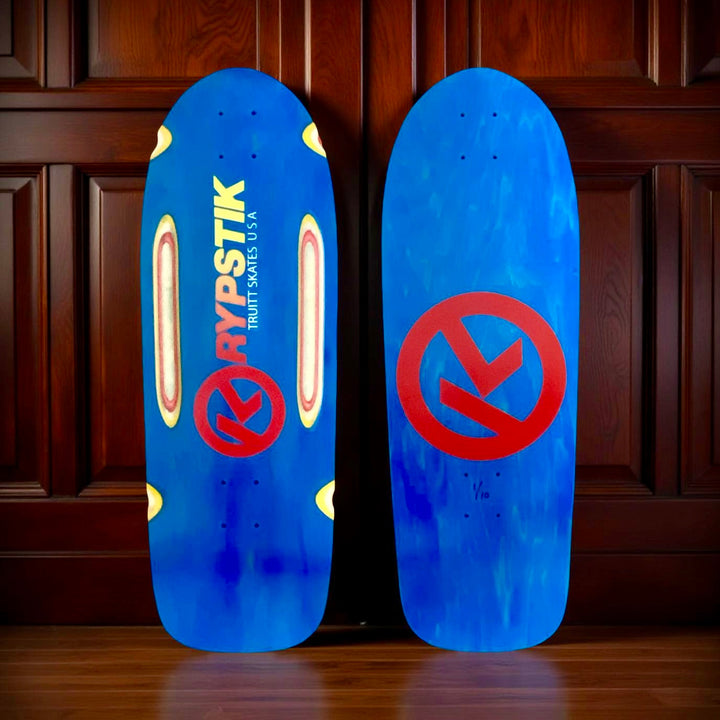 Krypstik Routed 10”x30” Limited Edition Deck HAND-PAINTED 1 of 10