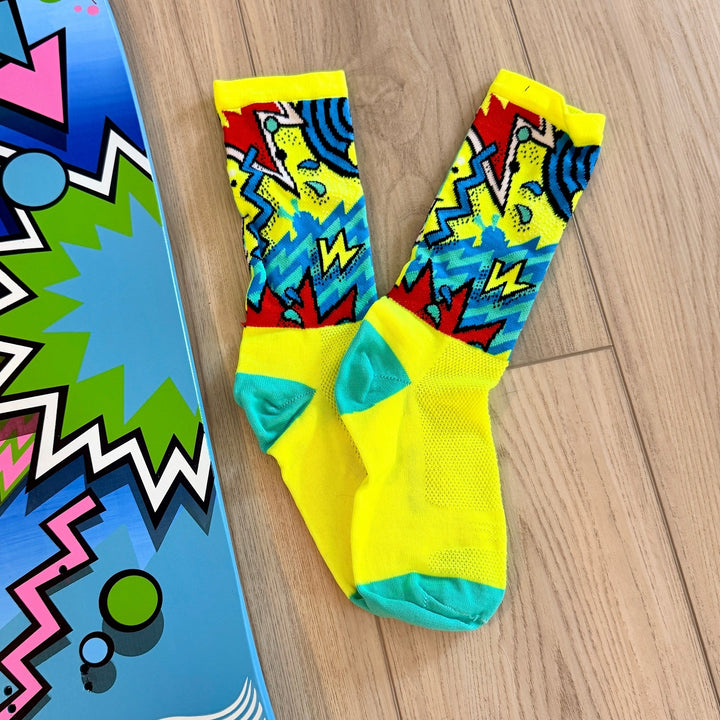Weirdo Skateboard Combo Pack - Grip, Socks & Deck