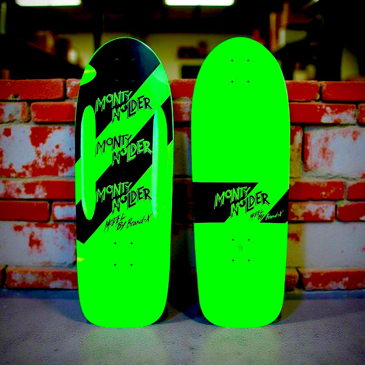 Monty Nolder STRIPES Limited Edition ROUTED Deck 10”x30” HAND-PAINTED 1 of 5