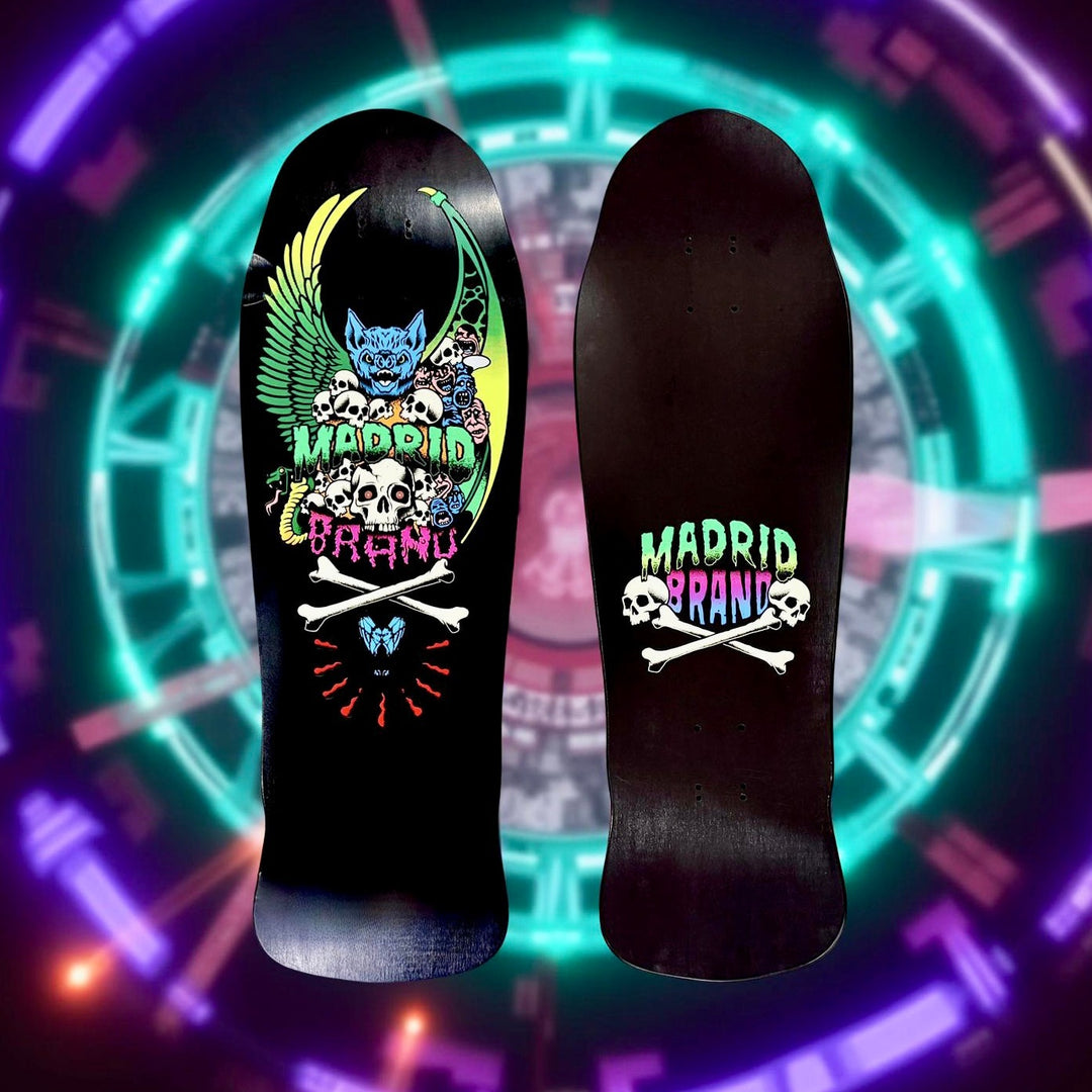 Brand-X-Madrid Collab Limited Edition Deck 10.25"x31" HAND-PAINTED