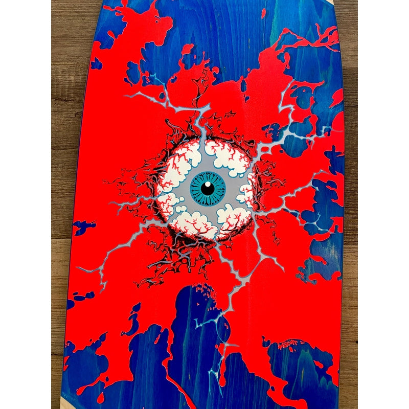Electric Eye Limited Edition Deck 10”x30” HAND-PAINTED 1 of 5