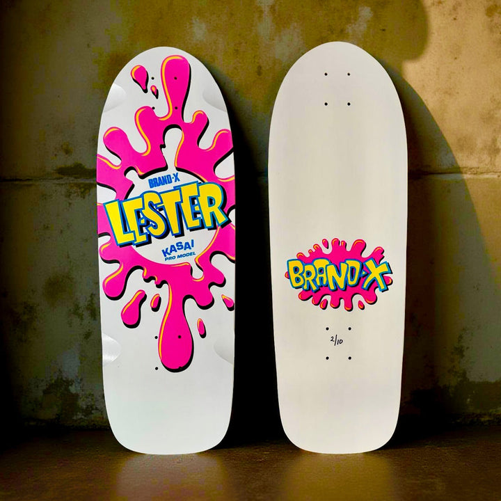 Lester Kasai 10”x30 Deck HAND-PAINTED 1 of 10