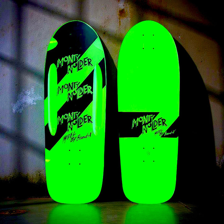 Monty Nolder STRIPES Limited Edition ROUTED Deck 10”x30” HAND-PAINTED 1 of 5