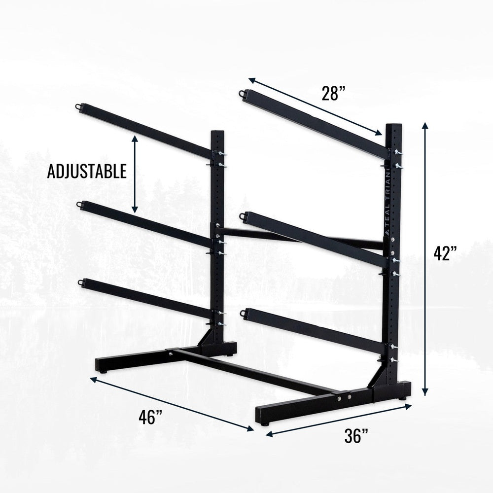 G-Surf & SUP Surfboard Rack Indoor Outdoor - 3 Levels