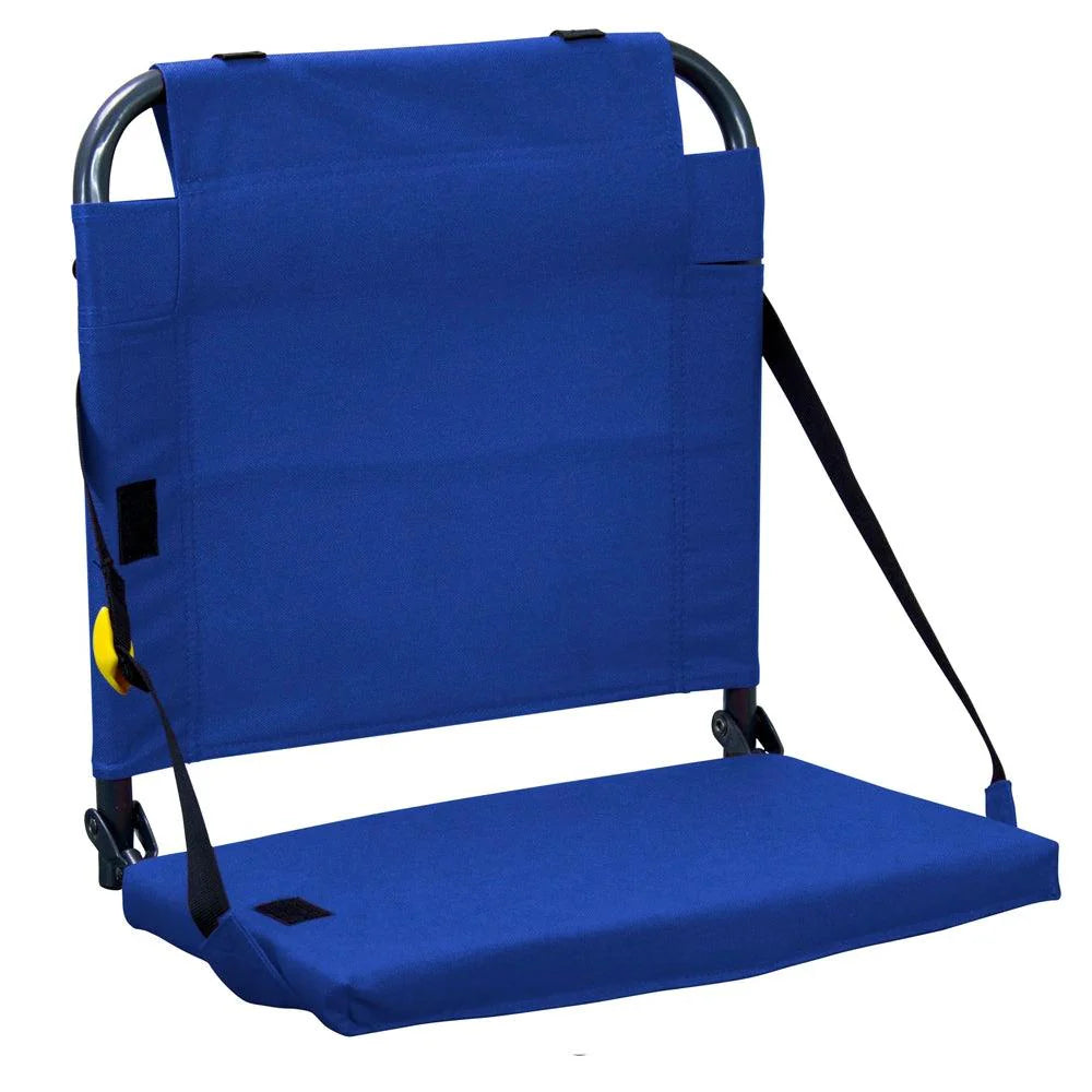 TRAPSKI GCI Outdoor BleacherBack Lumbar Stadium Chair with Padded Backrest