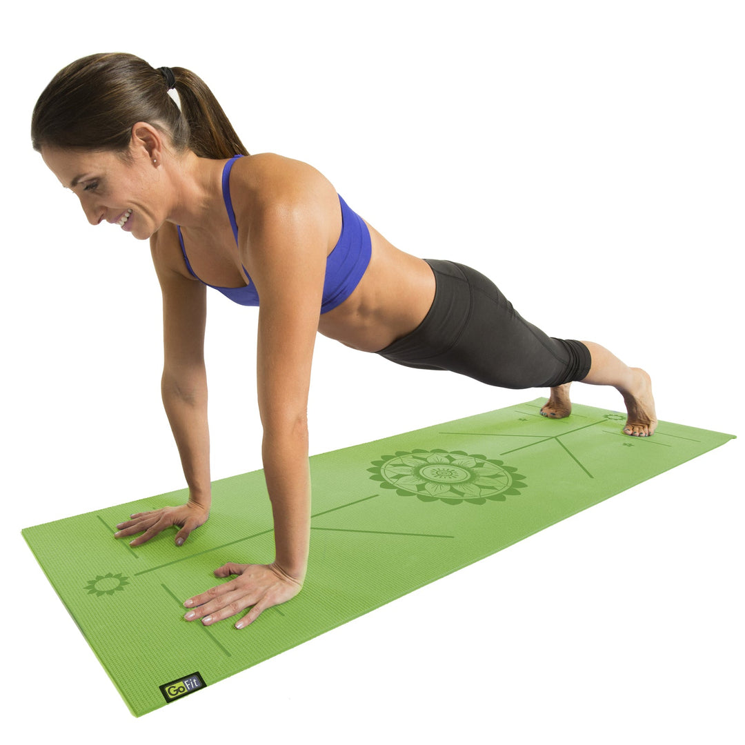 GoFit Yoga AlignMat™ - Green