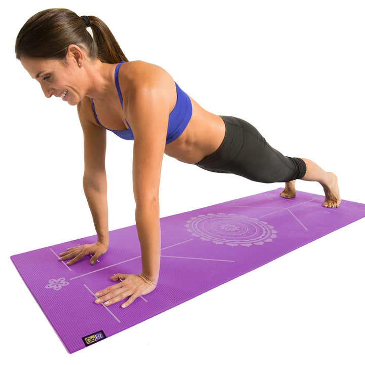 GoFit Yoga AlignMat™ - Purple