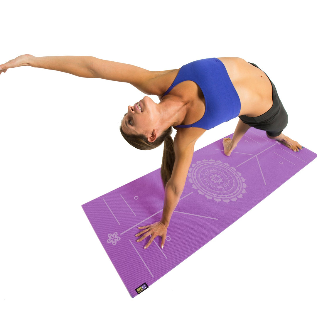 GoFit Yoga AlignMat™ - Purple