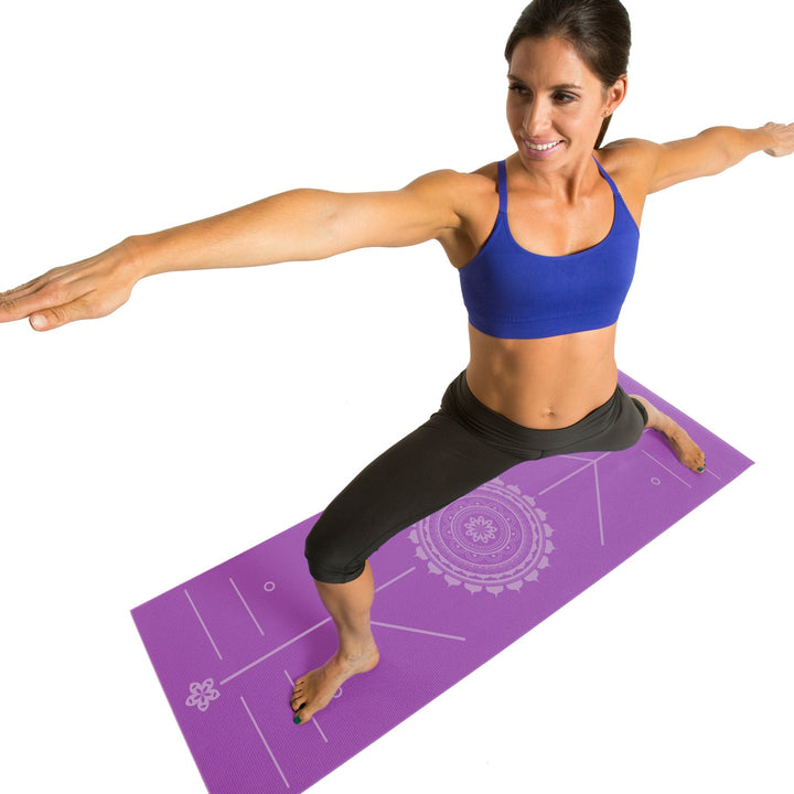 GoFit Yoga AlignMat™ - Purple