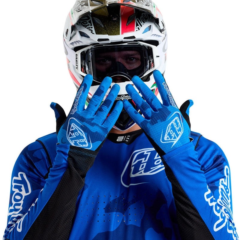 Troy Lee Designs Air Glove – Blotted Bright Blue