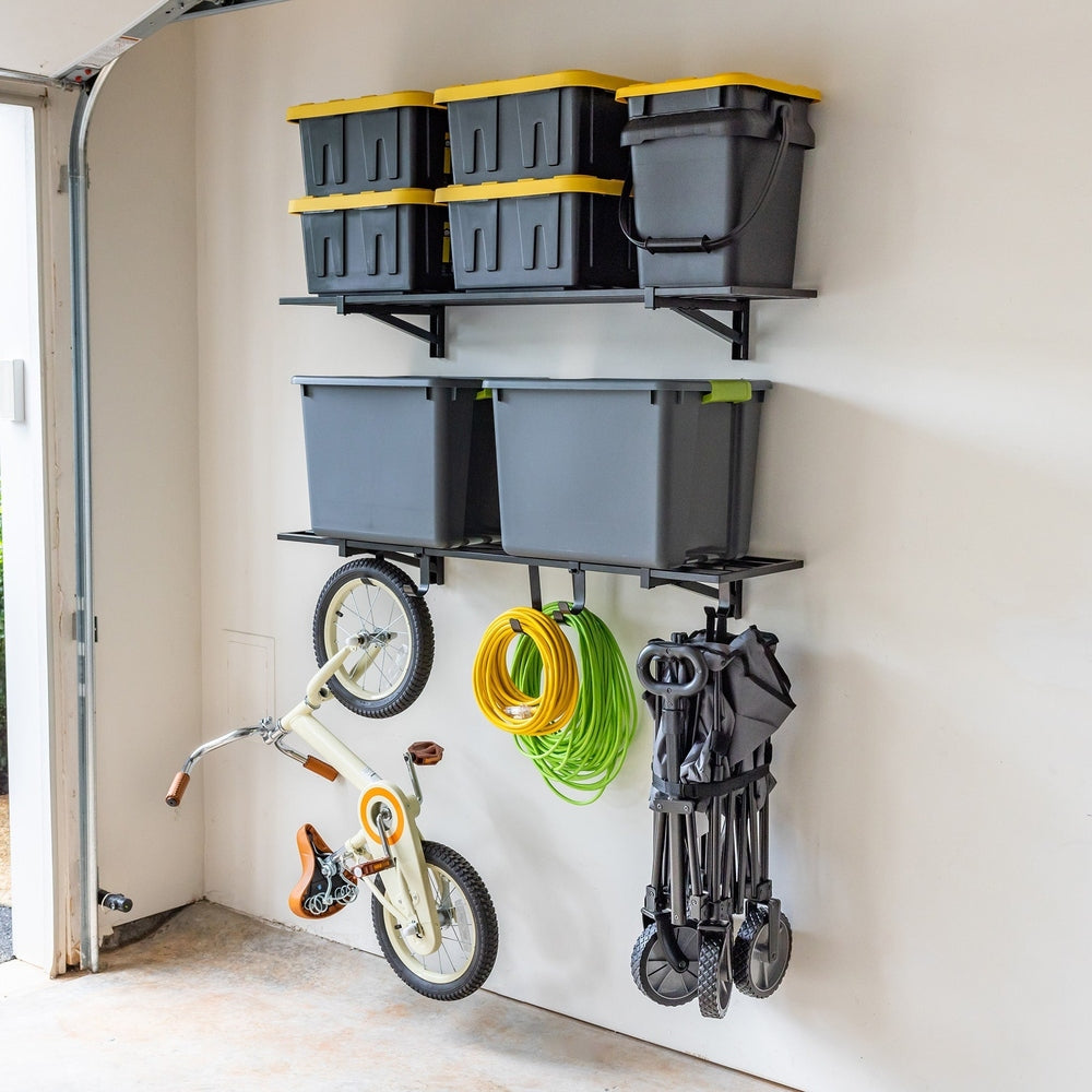 1' x 4' Bristol Garage Wall Mount Shelves