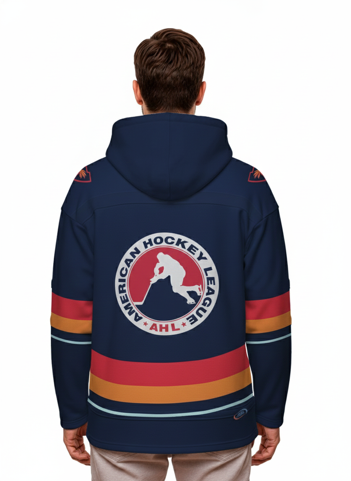 Coachella Valley Firebirds Hockey Hoodie with Lace Design
