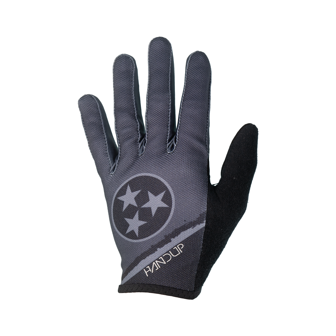 Rocky Top Grey Gloves - Tennessee Flag Design