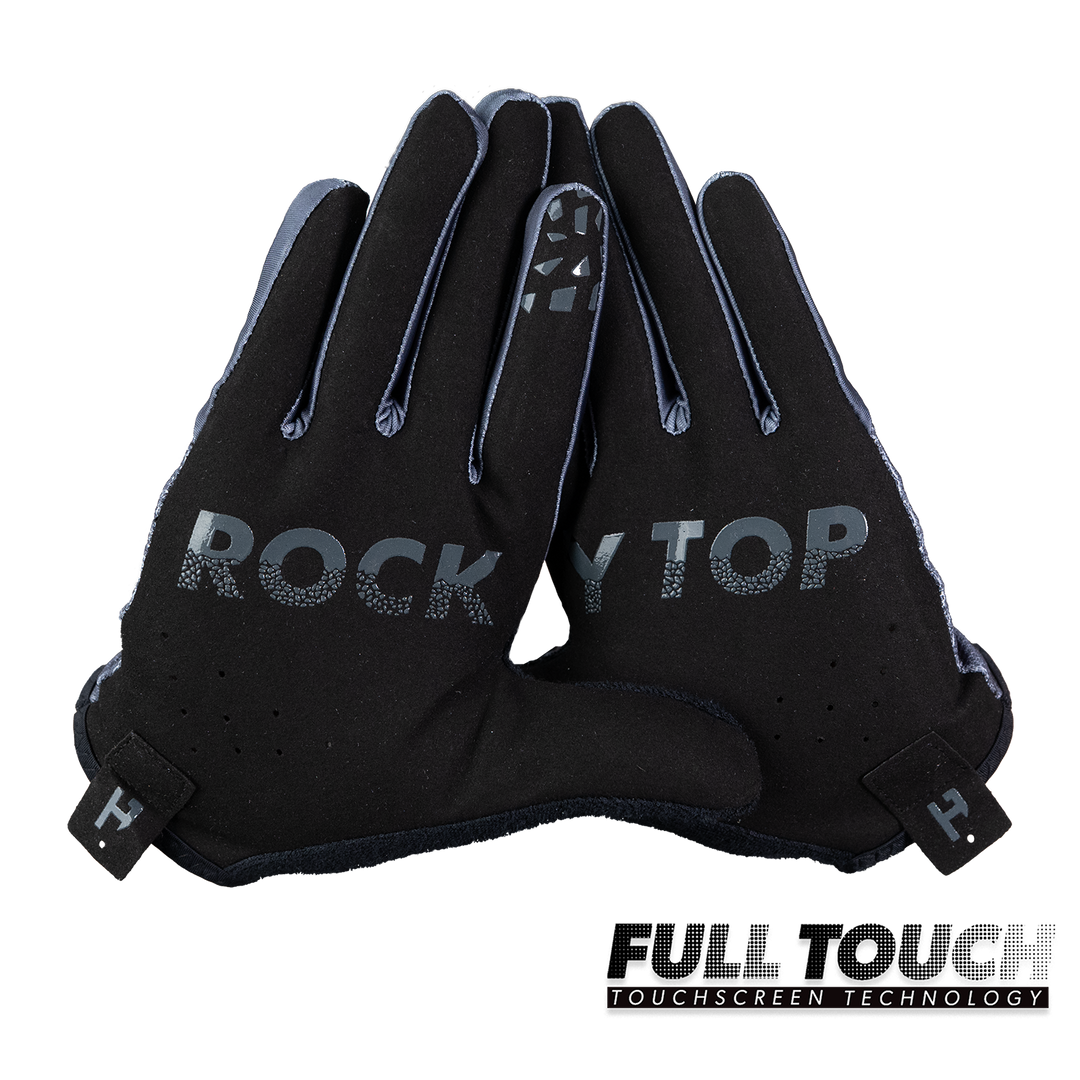 Rocky Top Grey Gloves - Tennessee Flag Design