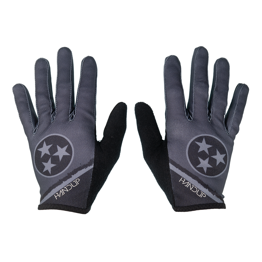 Rocky Top Grey Gloves - Tennessee Flag Design