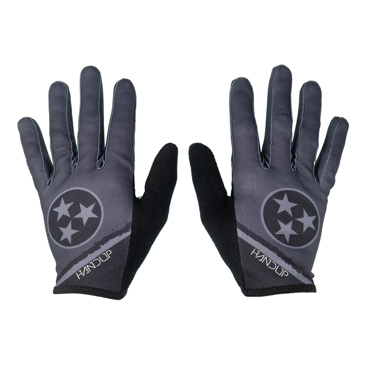 Rocky Top Grey Gloves - Tennessee Flag Design