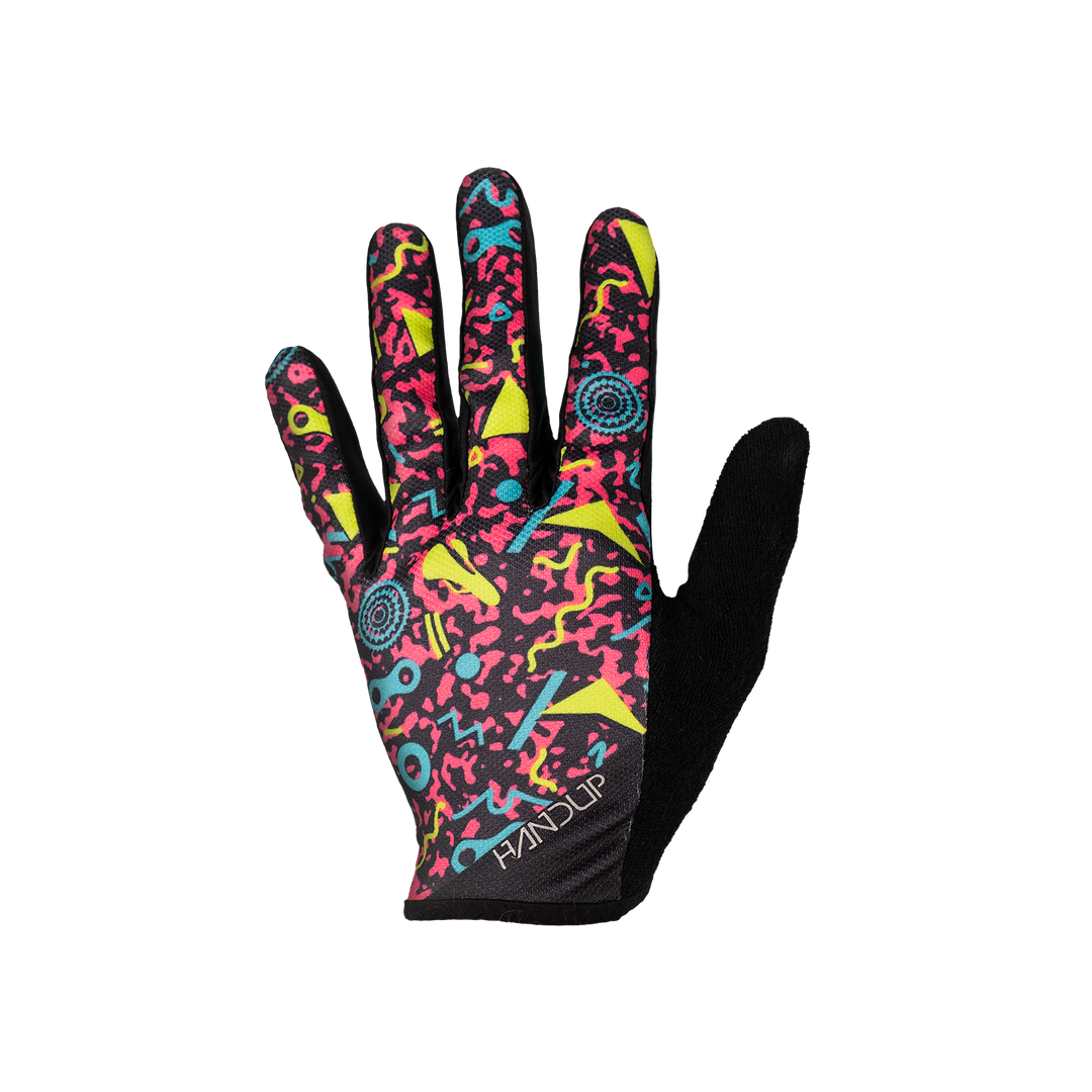 Roller Link Gloves - Vibrant Roller Rink Design