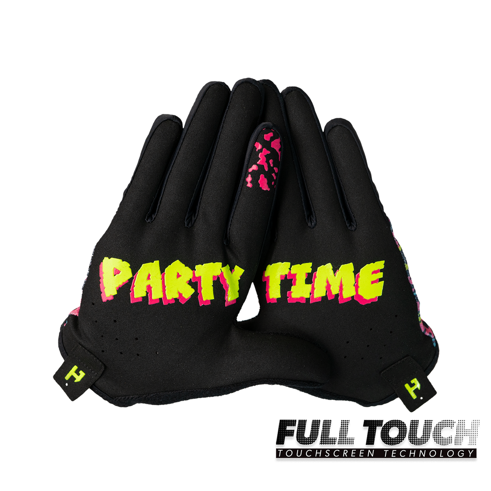 Roller Link Gloves - Vibrant Roller Rink Design