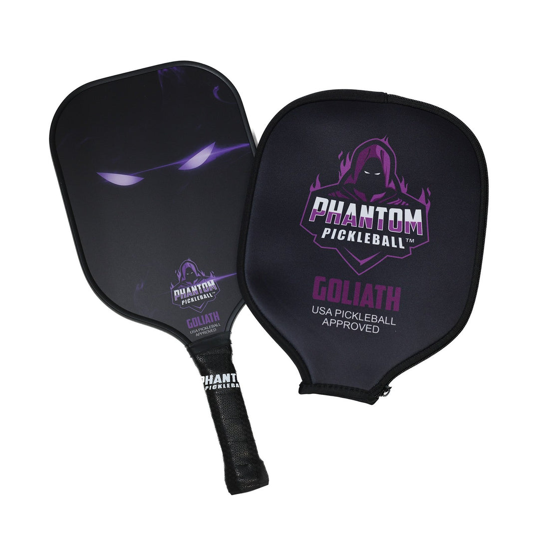 PHANTOM GOLIATH 16MM T800 Carbon Fiber Pickleball Pro Paddle with Cover