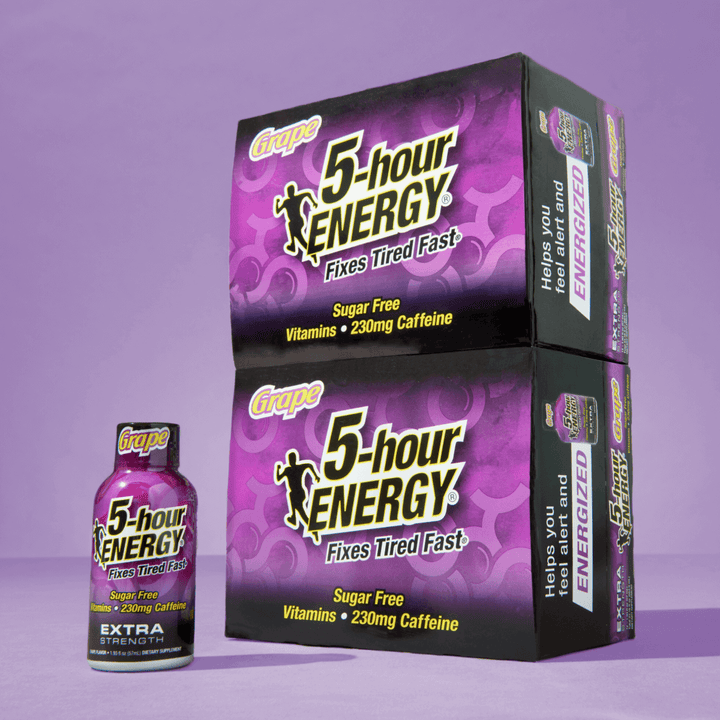 24 Pack Grape 5-hour Energy Extra Strength Shots