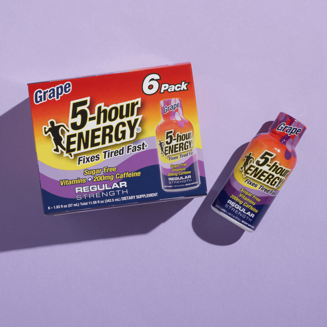 5-hour Energy Grape Flavor Regular Strength 5-hour ENERGY Shots