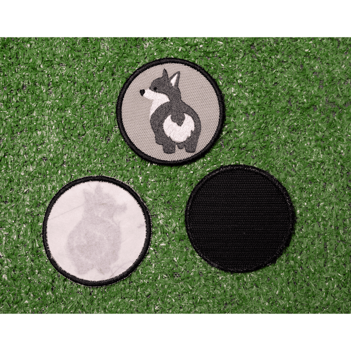 K9 Sport Sack Gray Corgi Bum Patch