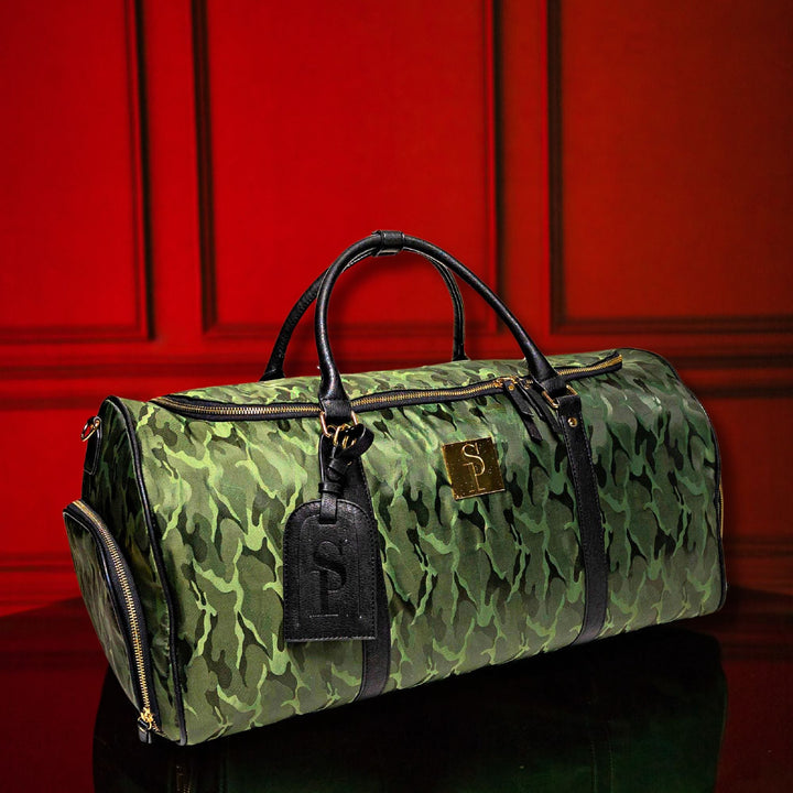 Sole Premise Green Camo Duffle Bag New Weekender Design