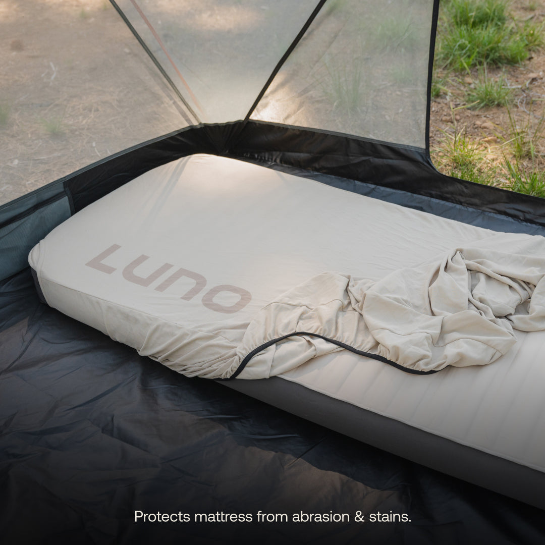 Luno® Fitted Mattress Sheet - AIR+FOAM Pro Camping Mattress