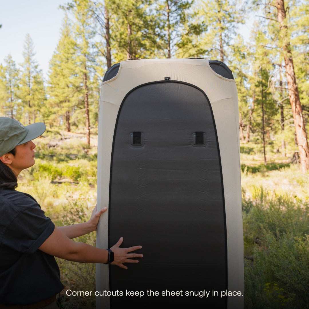 Luno® Fitted Mattress Sheet - AIR+FOAM Pro Camping Mattress