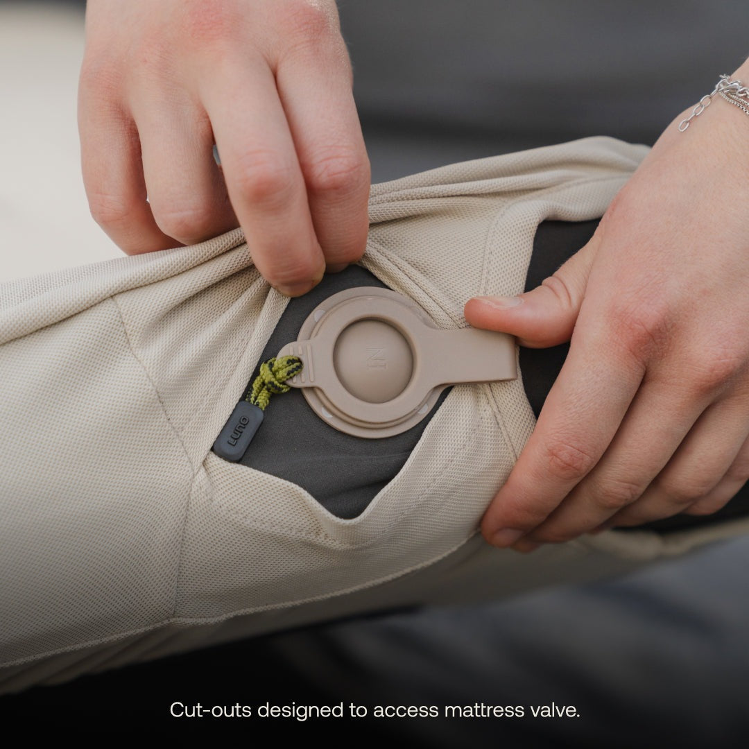 Luno® Fitted Mattress Sheet - AIR+FOAM Pro Camping Mattress