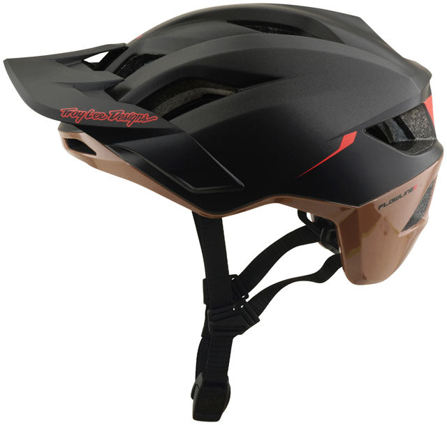 Troy Lee Designs Flowline SE Helmet – Stacks Charcoal / Sienna
