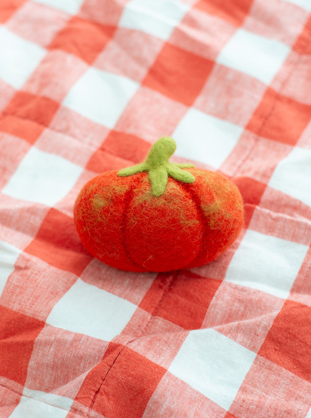 Heirloom Tomato Wool Pet Toy for Dogs and Cats