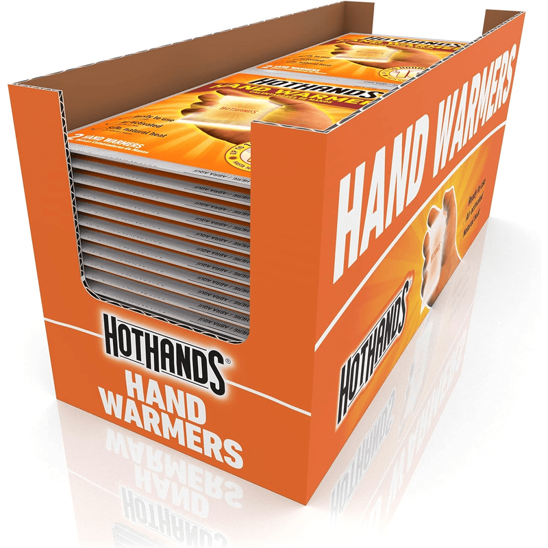 TRAPSKI HotHands Hand Warmers - Long Lasting Safe Natural Odorless Air Activated Warmers - Up to 10 Hours of Heat - 40 Pair Box