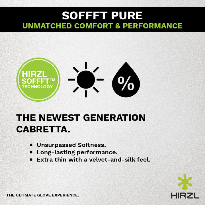 HIRZL SOFFFT Pure - Golf Gloves - WHITE