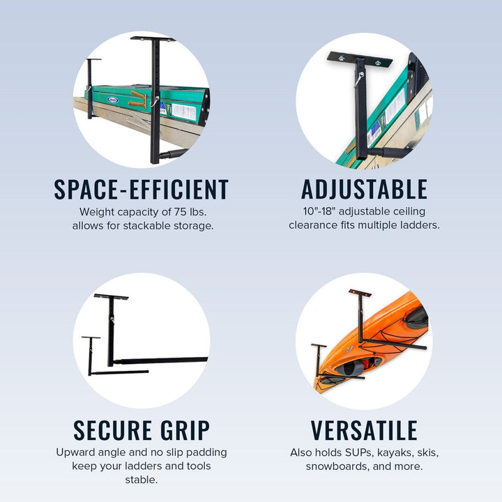 Hi-Port 2 Adjustable Ceiling Storage Rack