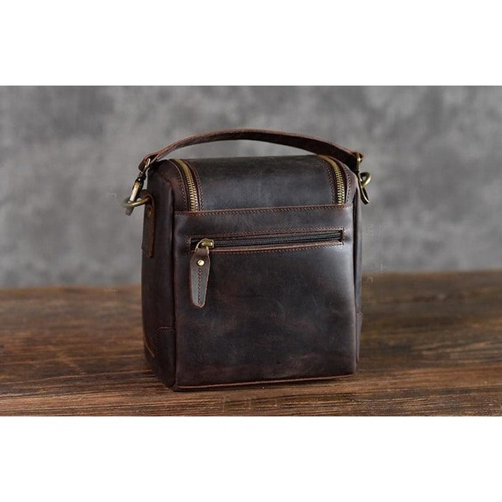 The Calista | Small Leather Camera Bag - Leather Camera Lens Case