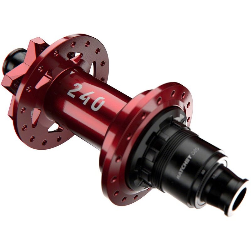 DT Swiss 240 DEG Rear Hub - 12 x 148mm, 6-Bolt, XD, Limited Edition Red, 32H, 90pt