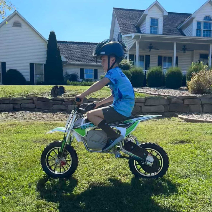 SYX MOTO KBE 500W Kids Electric Dirt Bike for Beginners