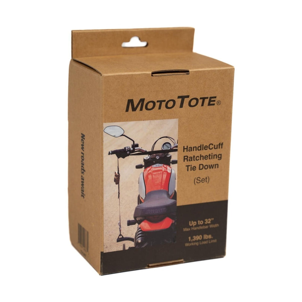 MotoTote HandleCuff Ratcheting Tie Downs