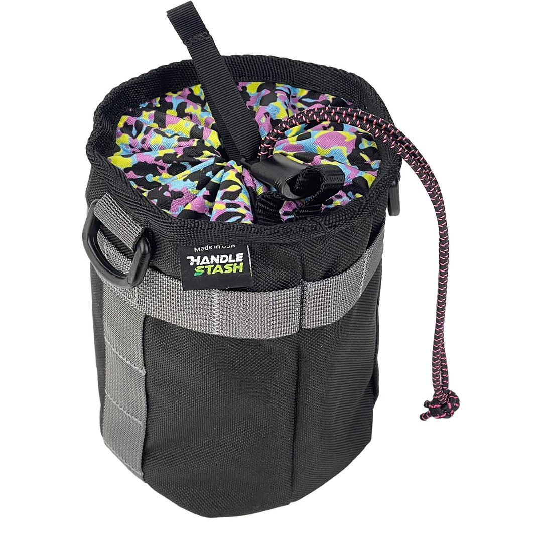 Stem Bag - Black & Party Panther