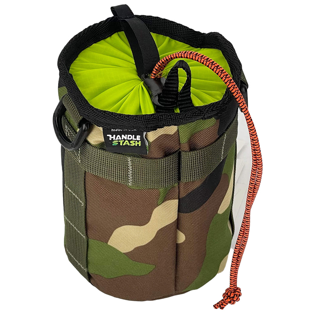 Stem Bag - Camo Lime Green