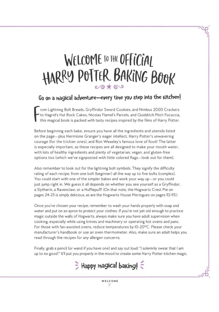 The Official Harry Potter Baking Book Spiral Bound