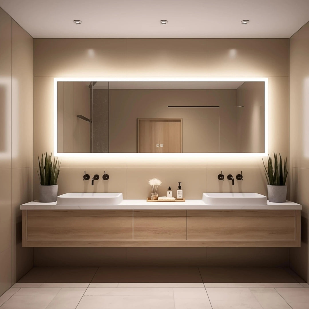 Hausvita Deluxe Edge Glow LED Bathroom Mirror