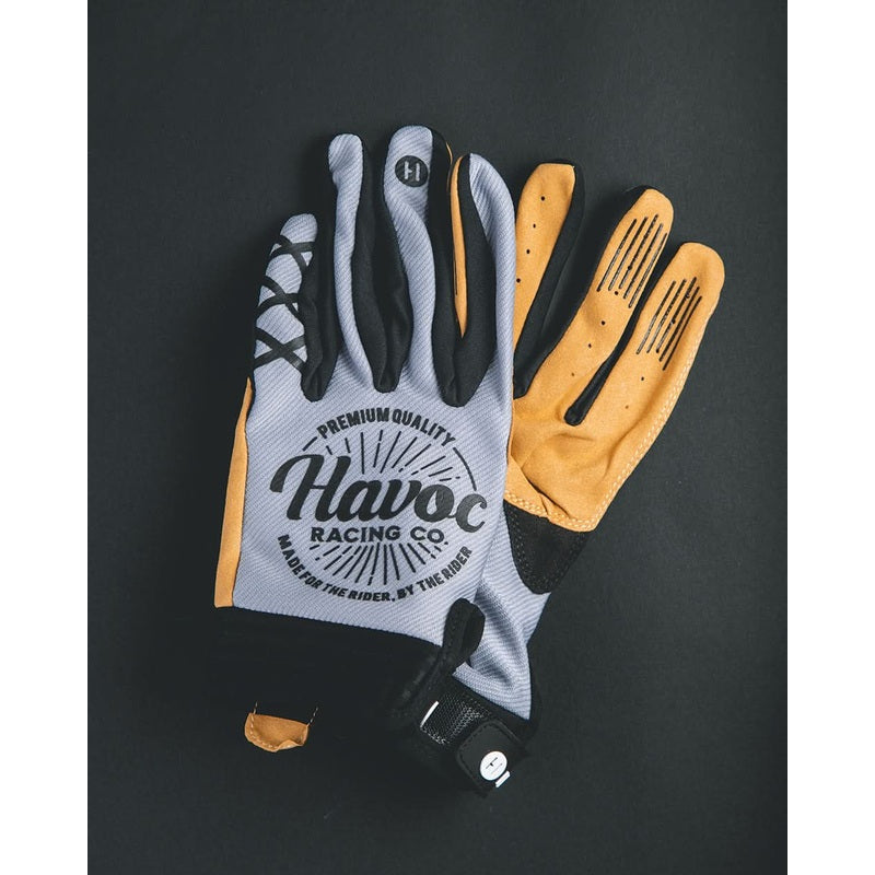 Havoc Gray and Black Gloves