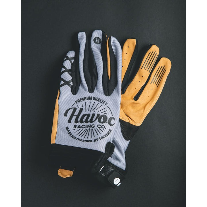 Havoc Gray and Black Gloves