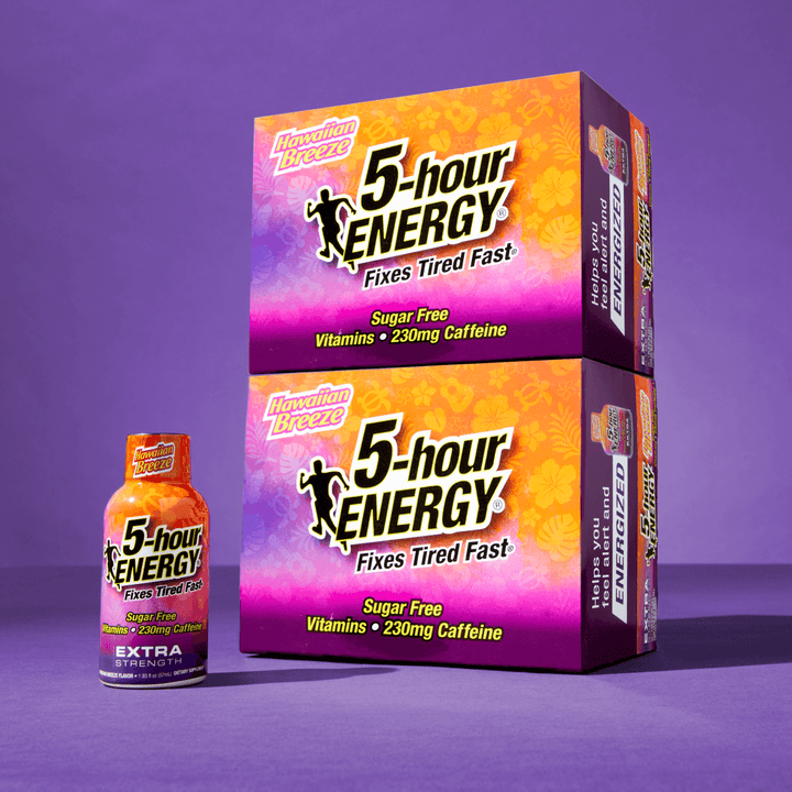 24 Pack Hawaiian Breeze Energy Shots - Extra Strength