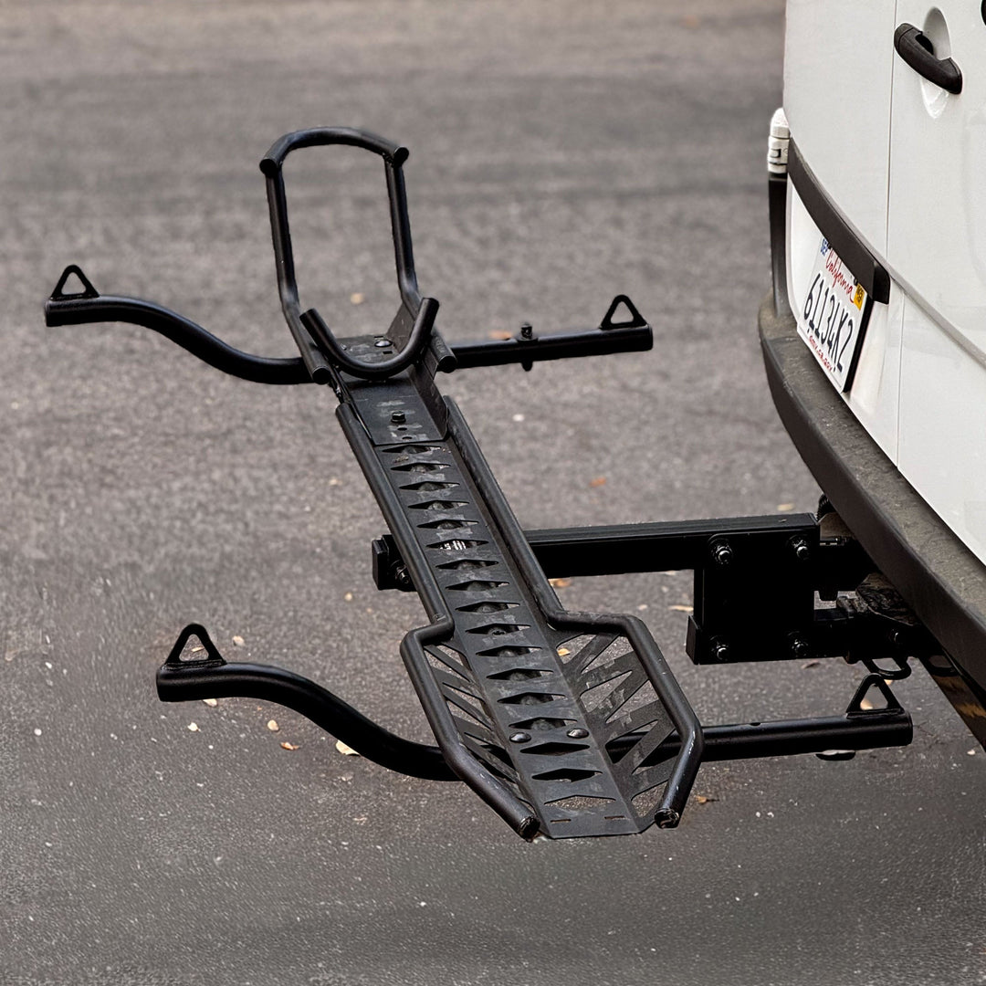MotoTote Height Adjustable Hitch Connection
